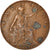 Munten, Groot Bretagne, George V, Farthing, 1921, FR+, Bronze, KM:808.2
