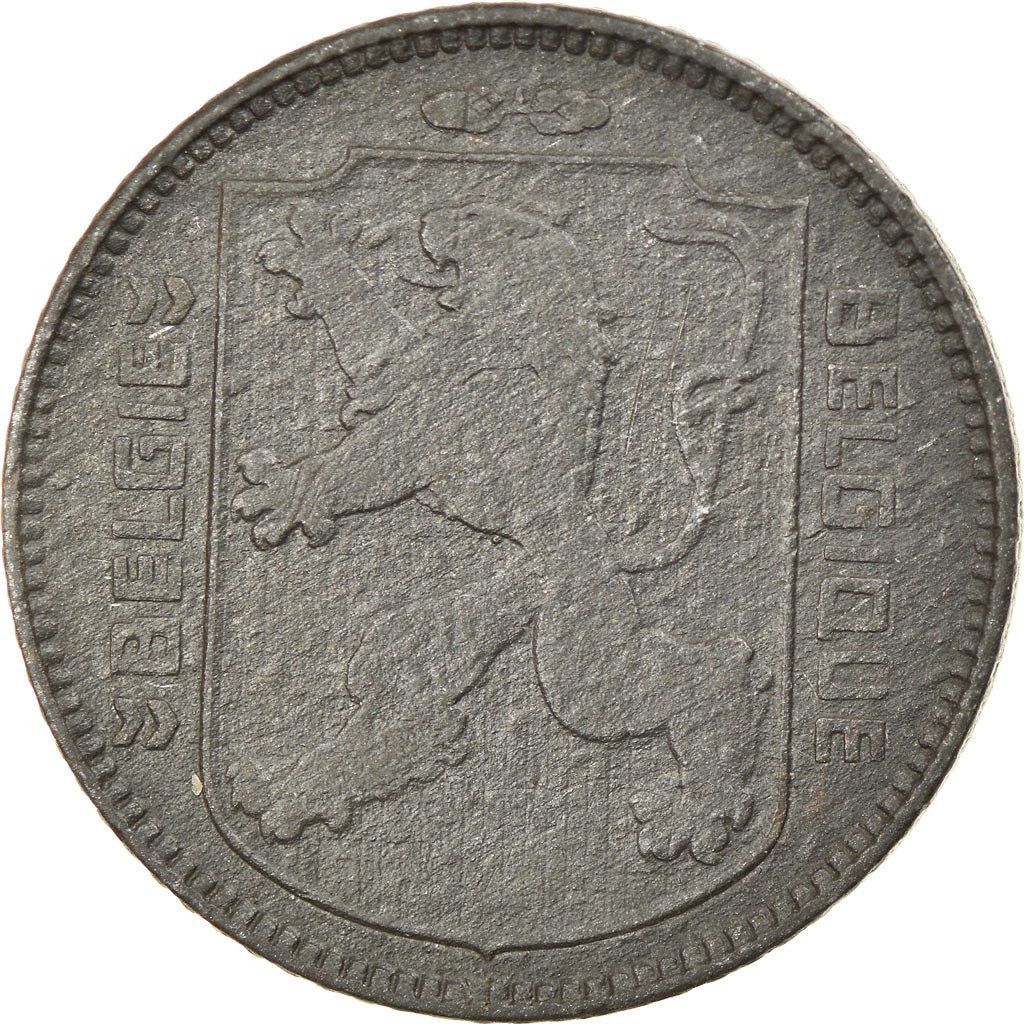 Coin, Belgium, Franc, 1944, VF(30-35), Zinc, KM:128