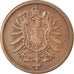 Coin, GERMANY - EMPIRE, Wilhelm I, 2 Pfennig, 1875, Karlsruhe, EF(40-45)