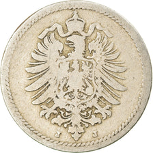 Coin, GERMANY - EMPIRE, Wilhelm I, 5 Pfennig, 1876, Hambourg, VF(30-35)