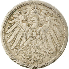 Moneta, GERMANIA - IMPERO, Wilhelm II, 5 Pfennig, 1901, Berlin, MB+