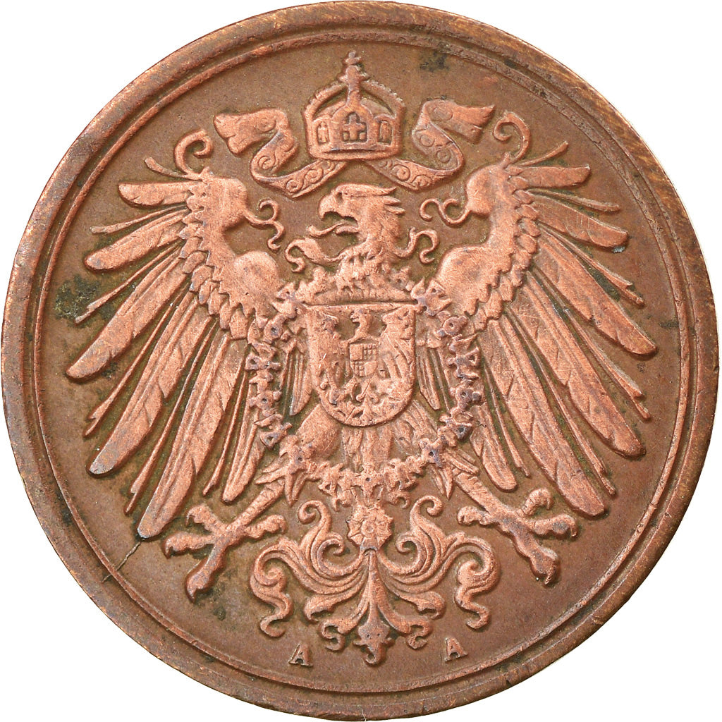 Coin, GERMANY - EMPIRE, Wilhelm II, Pfennig, 1903, Berlin, VF(30-35), Copper