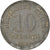 Moneda, ALEMANIA - IMPERIO, 10 Pfennig, 1919, BC+, Cinc, KM:26