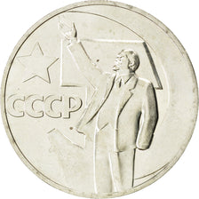 RUSSIA, Rouble, 1967, KM #140.1, VF(20-25), Copper-Nickel-Zinc, 31, 11.22