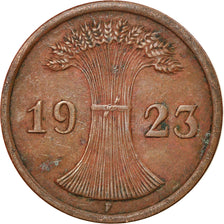 Moneta, GERMANIA, REPUBBLICA DI WEIMAR, 2 Rentenpfennig, 1923, Stuttgart, MB+