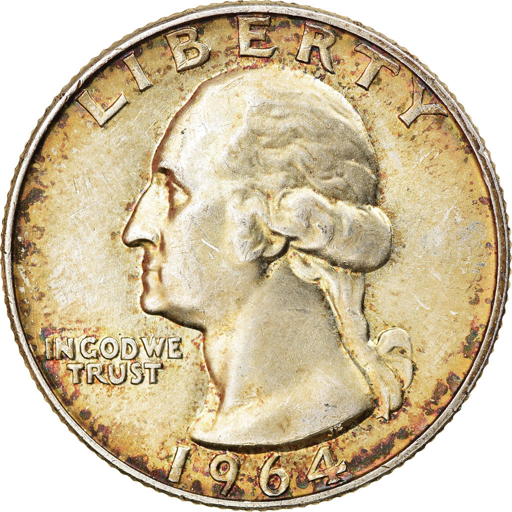 Münze, Vereinigte Staaten, Washington Quarter, Quarter, 1964, U.S. Mint
