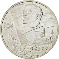 RUSSIA, Rouble, 1977, KM #143.1, MS(63), Copper-Nickel-Zinc, 31, 12.13
