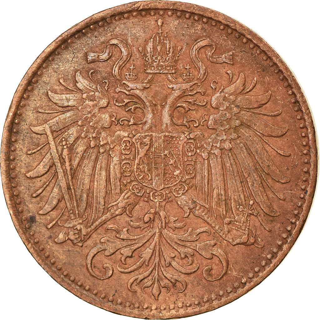 Coin, Austria, Franz Joseph I, 2 Heller, 1894, EF(40-45), Bronze, KM:2801