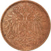 Coin, Austria, Franz Joseph I, 2 Heller, 1894, EF(40-45), Bronze, KM:2801