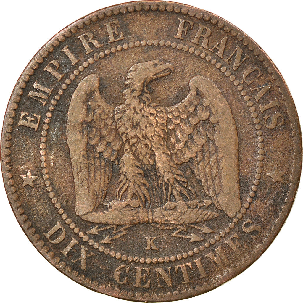 Coin, France, Napoleon III, Napoléon III, 10 Centimes, 1864, Bordeaux