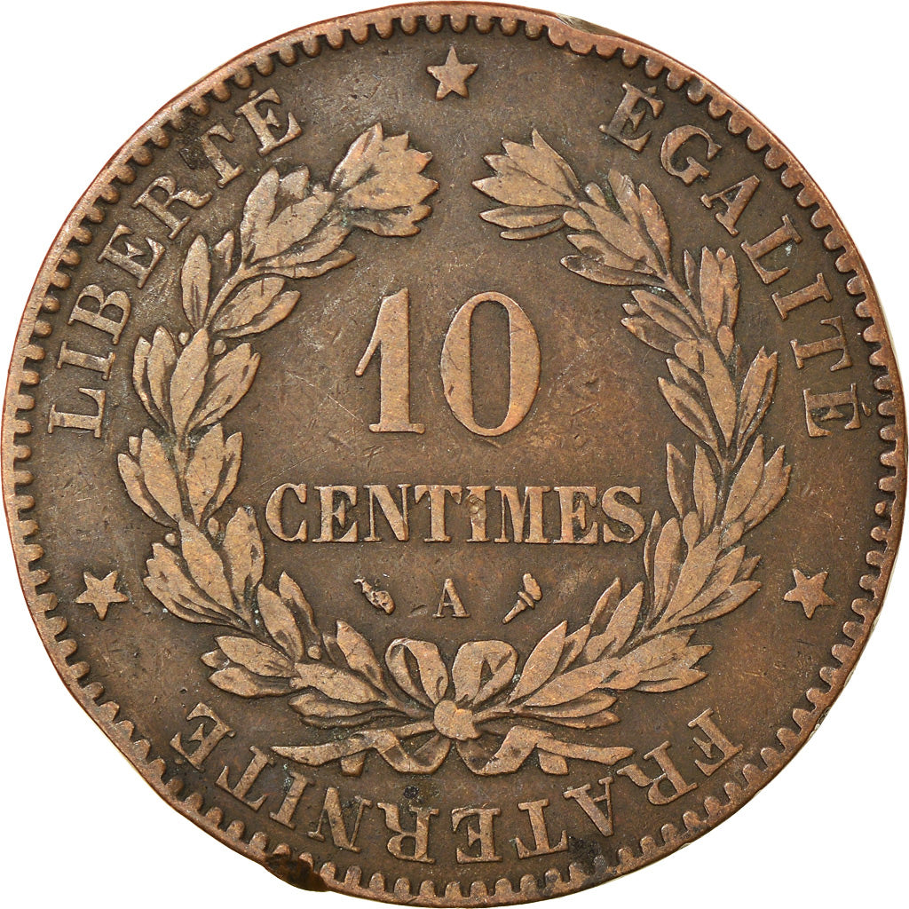 Münze, Frankreich, Cérès, 10 Centimes, 1897, Paris, SS, Bronze, KM:815.1
