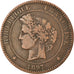 Münze, Frankreich, Cérès, 10 Centimes, 1897, Paris, SS, Bronze, KM:815.1