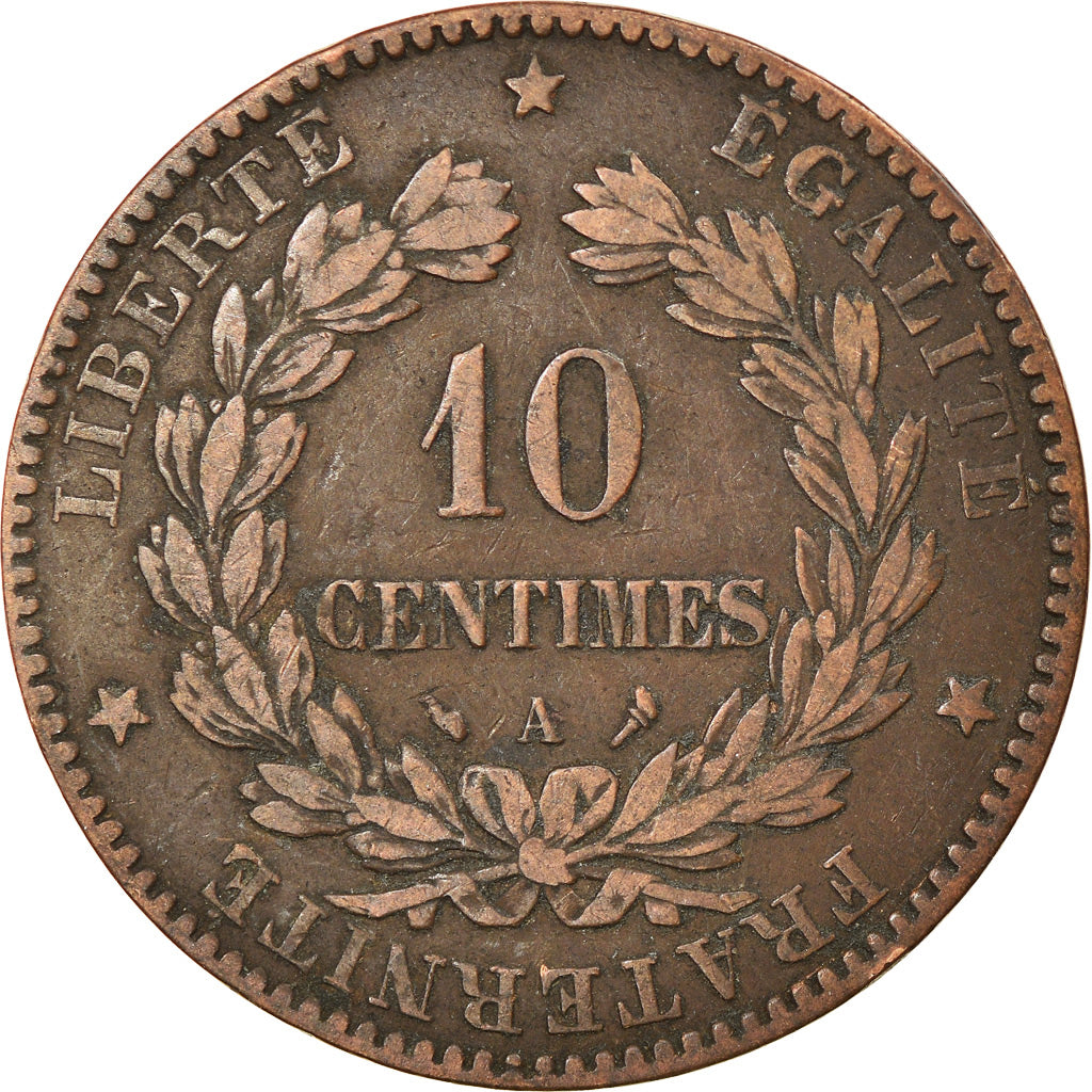 Münze, Frankreich, Cérès, 10 Centimes, 1897, Paris, SS, Bronze, KM:815.1