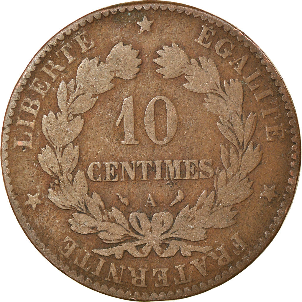 Coin, France, Cérès, 10 Centimes, 1897, Paris, EF(40-45), Bronze, KM:815.1