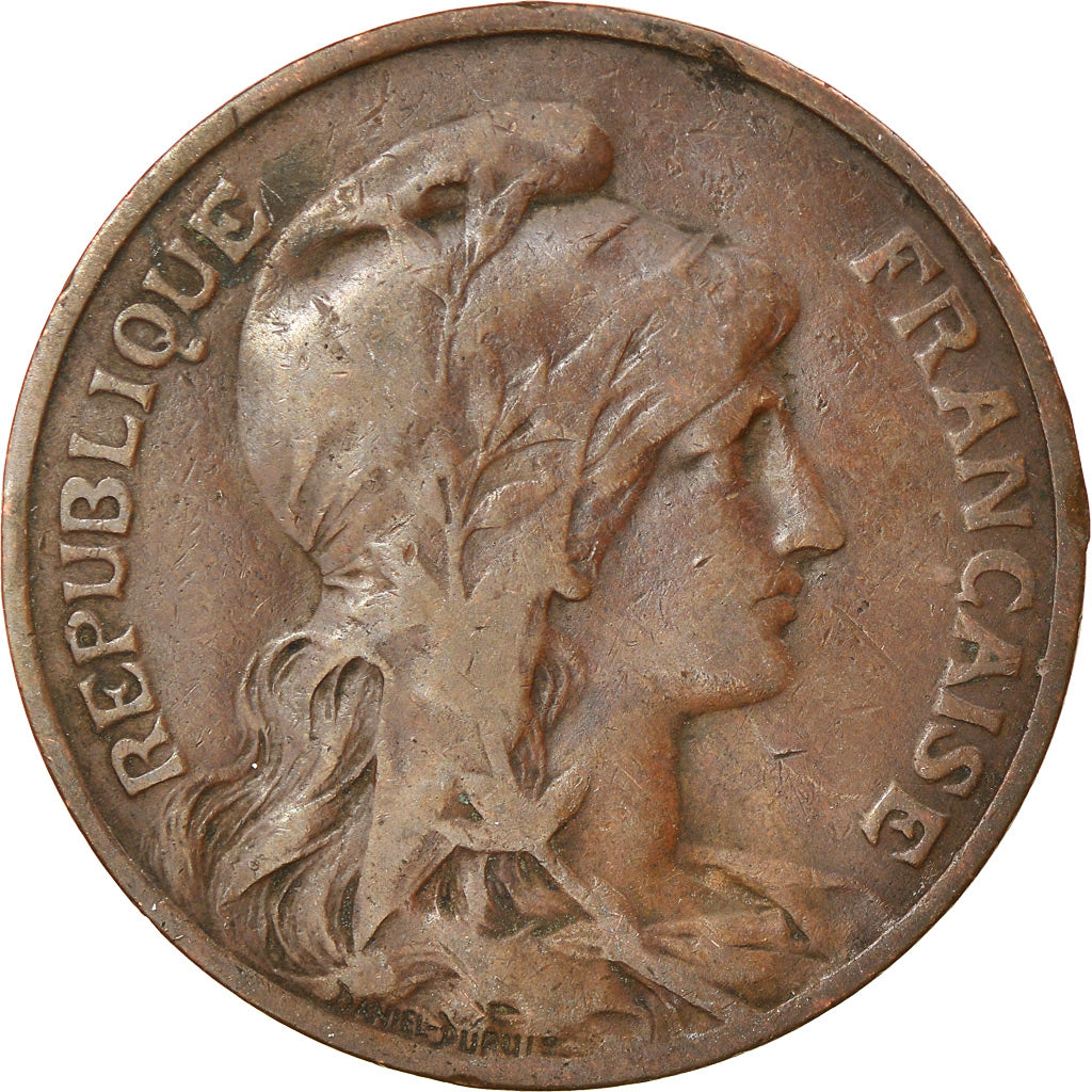 Munten, Frankrijk, Dupuis, 10 Centimes, 1905, Paris, ZF, Bronze, KM:843