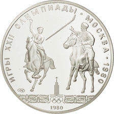 RUSSIA, 5 Roubles, 1980, KM #181, MS(63), Silver, 16.74