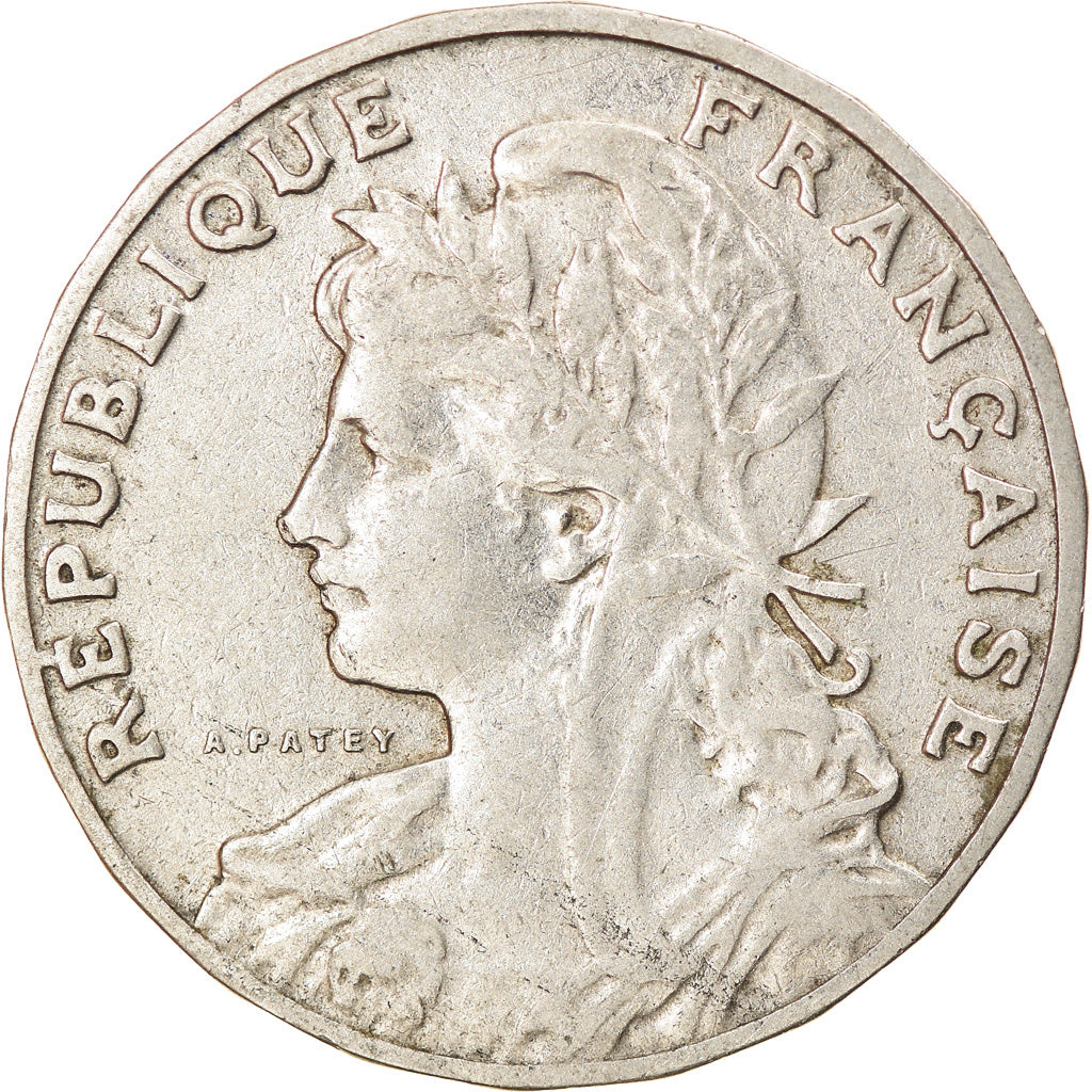 Münze, Frankreich, Patey, 25 Centimes, 1905, SS, Nickel, KM:856, Gadoury:364