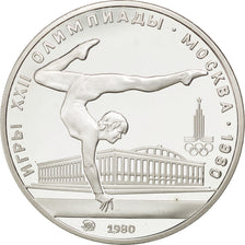 RUSSIA, 5 Roubles, 1980, KM #180, MS(63), Silver, 16.46