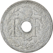 Munten, Frankrijk, Lindauer, 20 Centimes, 1946, Paris, FR+, Zinc, KM:907.1