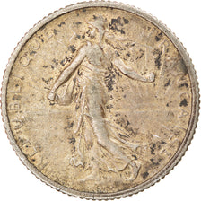 Monnaie, France, Semeuse, Franc, 1916, Paris, TB, Argent, Gadoury:467, KM:844.1