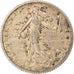 Monnaie, France, Semeuse, Franc, 1916, Paris, TB, Argent, Gadoury:467, KM:844.1