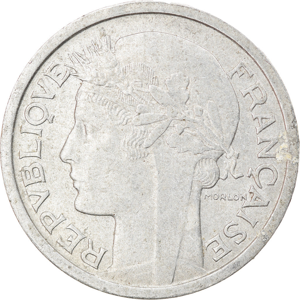 Coin, France, Morlon, Franc, 1950, Beaumont - Le Roger, EF(40-45), Aluminum