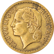 Munten, Frankrijk, Lavrillier, 5 Francs, 1946, Paris, FR+, Aluminum-Bronze