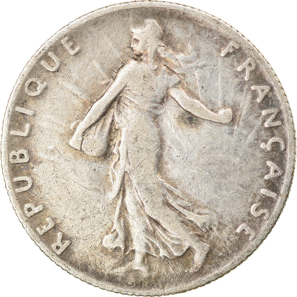 Coin, France, Semeuse, 50 Centimes, 1908, Paris, VF(30-35), Silver, KM:854