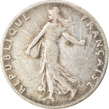 Coin, France, Semeuse, 50 Centimes, 1908, Paris, VF(30-35), Silver, KM:854