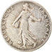 Coin, France, Semeuse, 50 Centimes, 1908, Paris, VF(30-35), Silver, KM:854