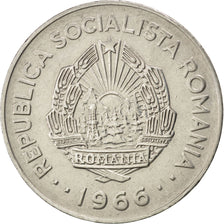ROMANIA, Leu, 1966, KM #95, EF(40-45), Nickel Clad Steel, 24.6, 4.87