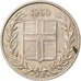 Moneta, Islandia, 25 Aurar, 1960, EF(40-45), Miedź-Nikiel, KM:11