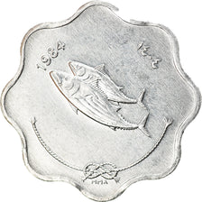 Coin, MALDIVE ISLANDS, 5 Laari, 1984, EF(40-45), Aluminum, KM:69