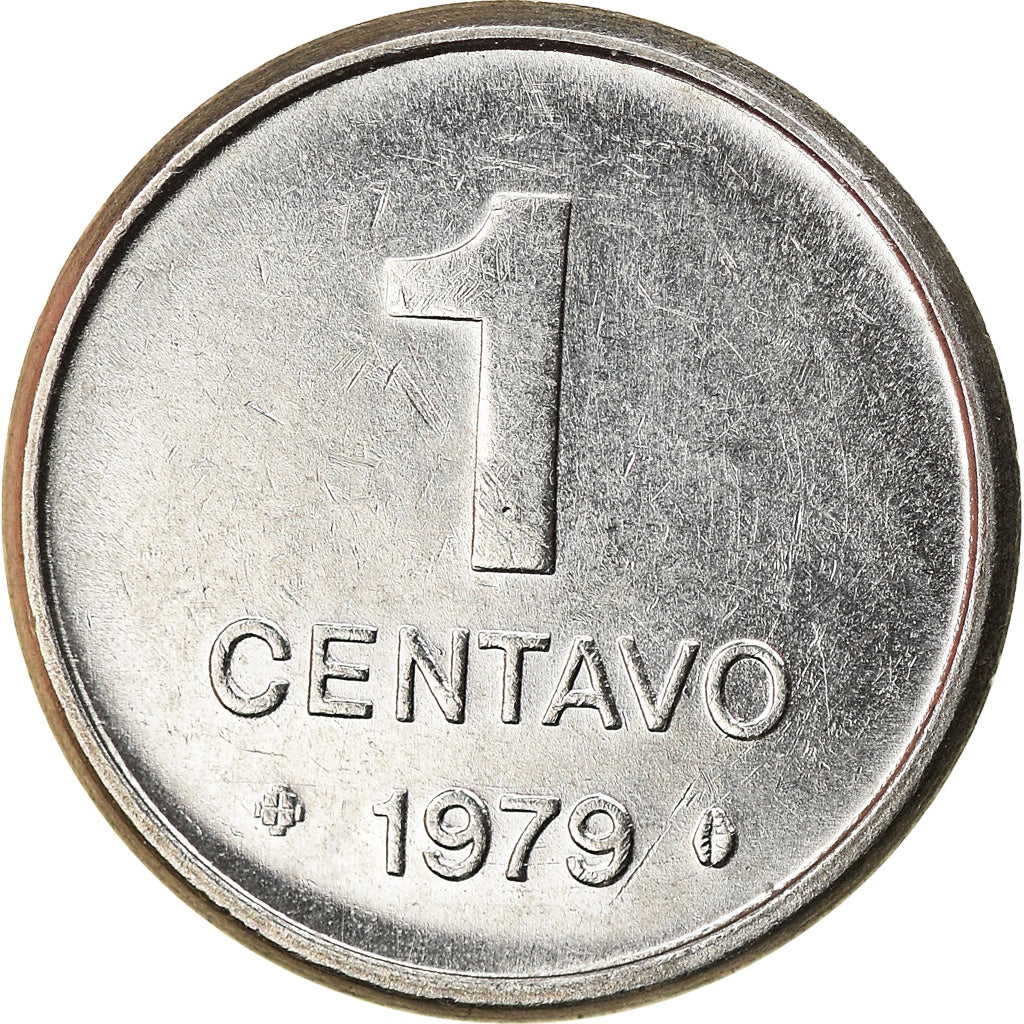 Coin, Brazil, Centavo, 1979, EF(40-45), Stainless Steel, KM:589