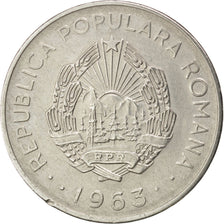 Roumanie, République Populaire, 3 Lei 1963, KM 91