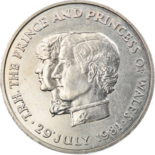 Coin, Mauritius, 10 Rupees, 1981, EF(40-45), Copper-nickel, KM:46