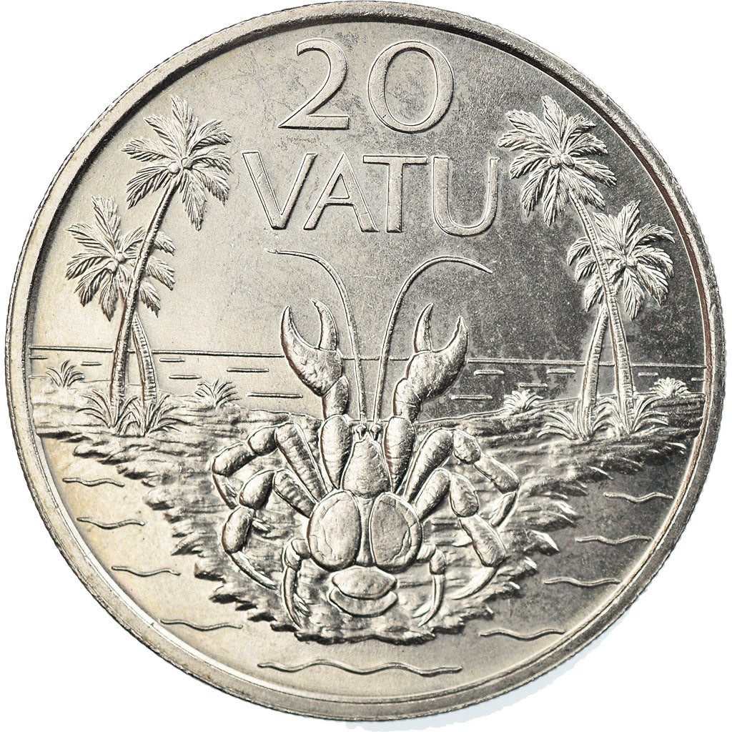 Coin, Vanuatu, 20 Vatu, 1983, British Royal Mint, EF(40-45), Copper-nickel, KM:7