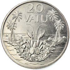 Coin, Vanuatu, 20 Vatu, 1983, British Royal Mint, EF(40-45), Copper-nickel, KM:7