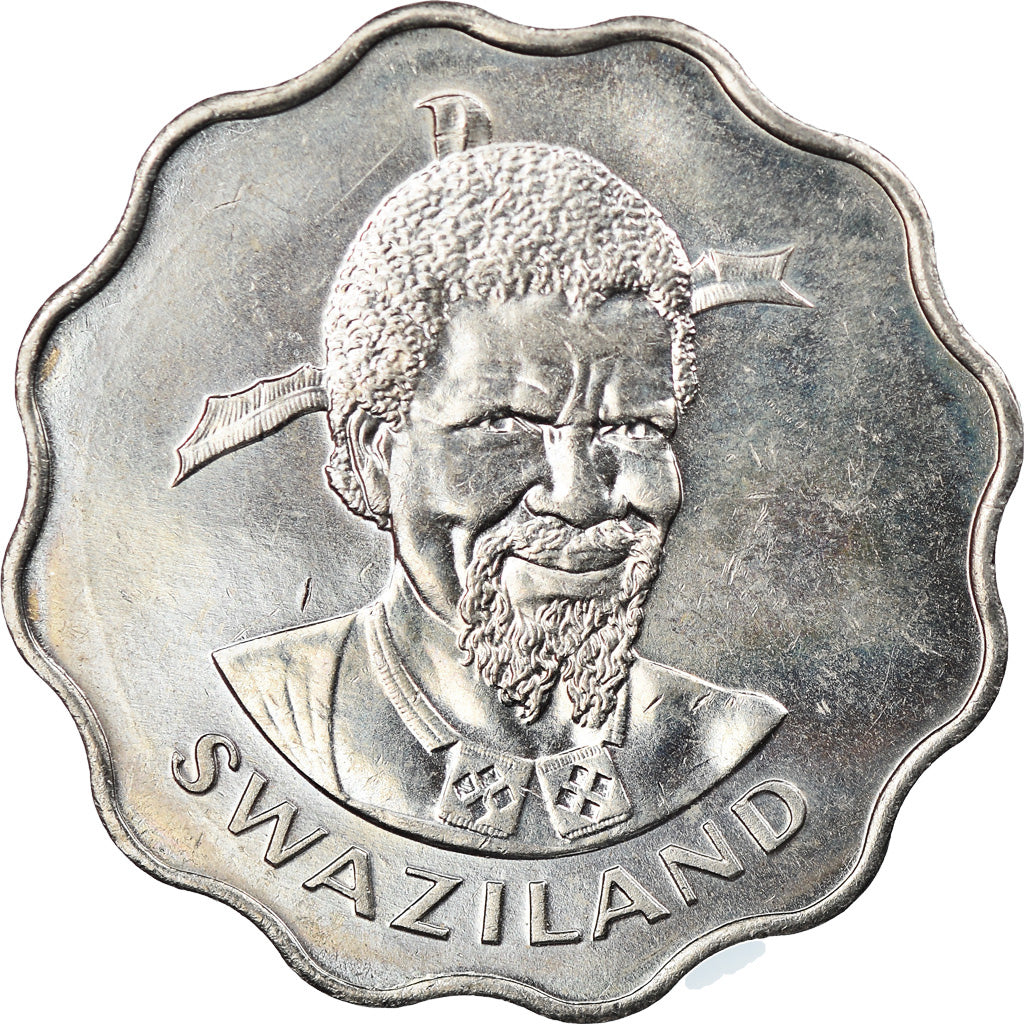 Monnaie, Swaziland, Sobhuza II, 20 Cents, 1981, British Royal Mint, TTB