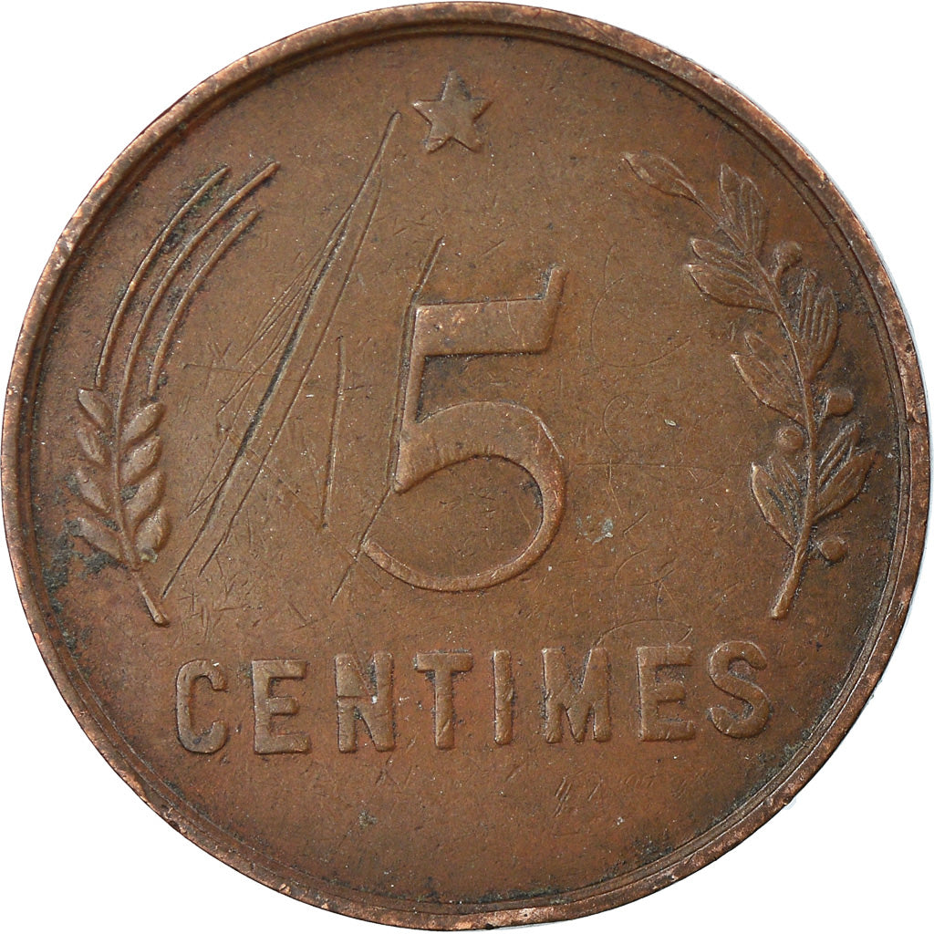 Coin, Luxembourg, 5 Centimes, 1930, EF(40-45), Copper, KM:Pn37
