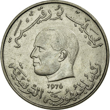 Coin, Tunisia, Dinar, 1976, AU(55-58), Copper-nickel, KM:304