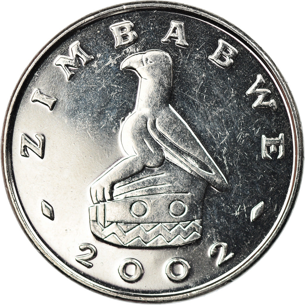 Monnaie, Zimbabwe, 20 Cents, 2002, Harare, TTB, Nickel plated steel, KM:4a