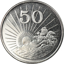 Coin, Zimbabwe, 50 Cents, 2002, Harare, EF(40-45), Nickel plated steel, KM:5a