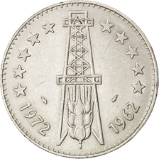 ALGERIA, 5 Dinars, 1972, Paris, KM #105, AU(50-53), Silver, 31, 11.94