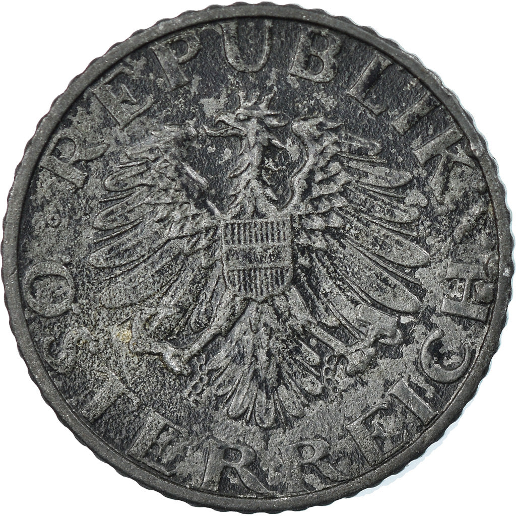 Moneta, Austria, 5 Groschen, 1953, BB, Zinco, KM:2875