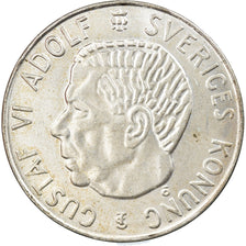 Coin, Sweden, Gustaf VI, 5 Kronor, 1954, EF(40-45), Silver, KM:829