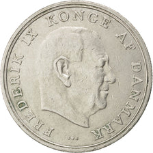 Danimarca, Frederik IX, 5 Kroner, 1972, BB+, Rame-nichel, KM:853.2