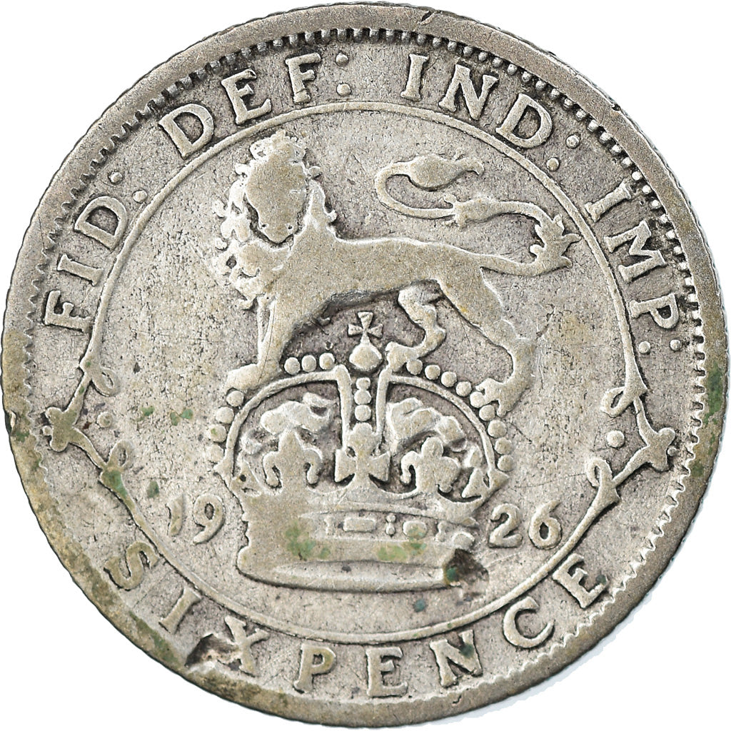 Monnaie, Grande-Bretagne, George V, 6 Pence, 1926, TTB, Argent, KM:815a.2