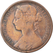 Coin, Great Britain, Victoria, Penny, 1876, EF(40-45), Bronze, KM:755