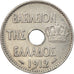 Coin, Greece, George I, 5 Lepta, 1912, EF(40-45), Nickel, KM:62